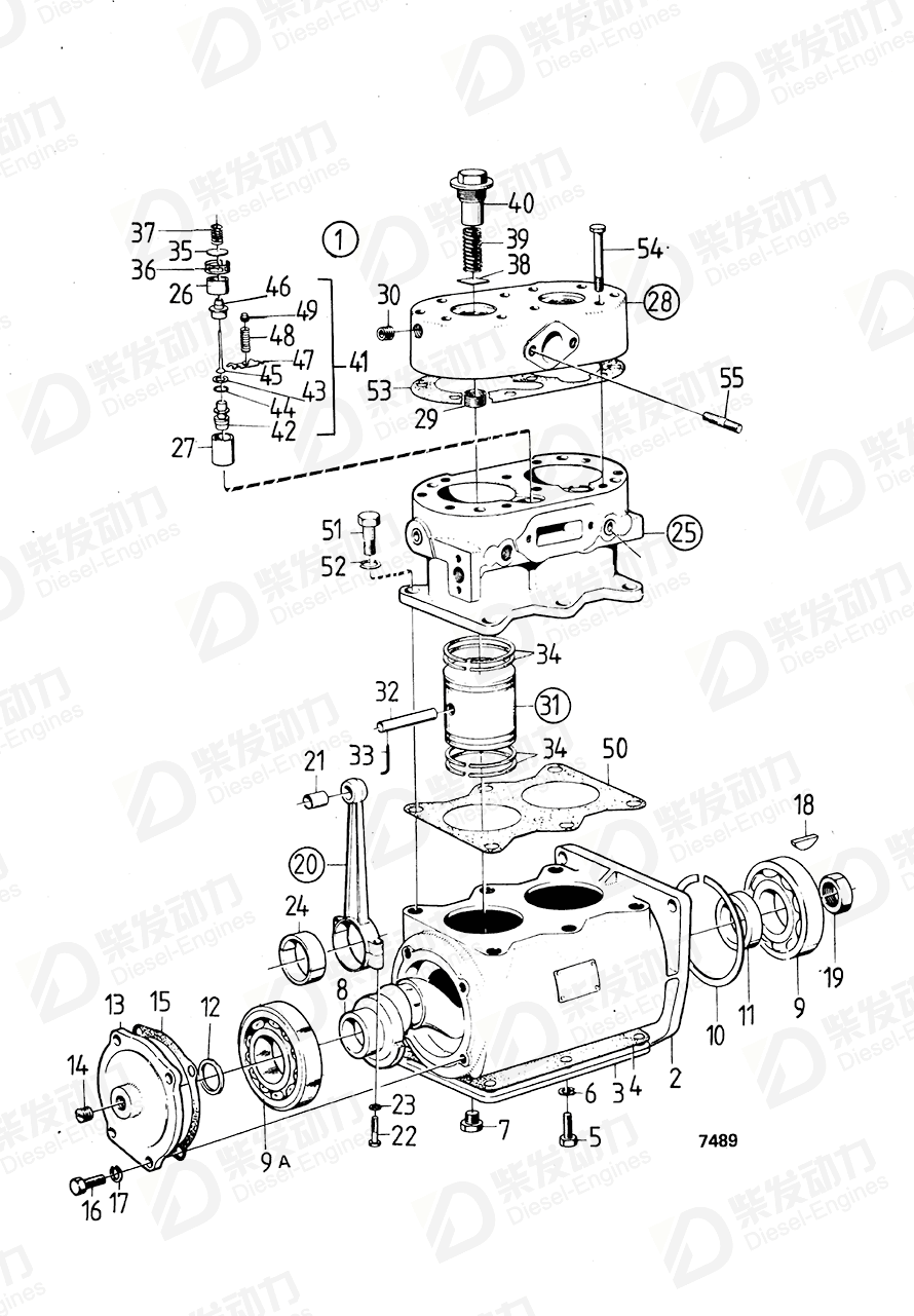 volvo penta Plug 352971 Drawing volvo penta Plug 352971 Drawing